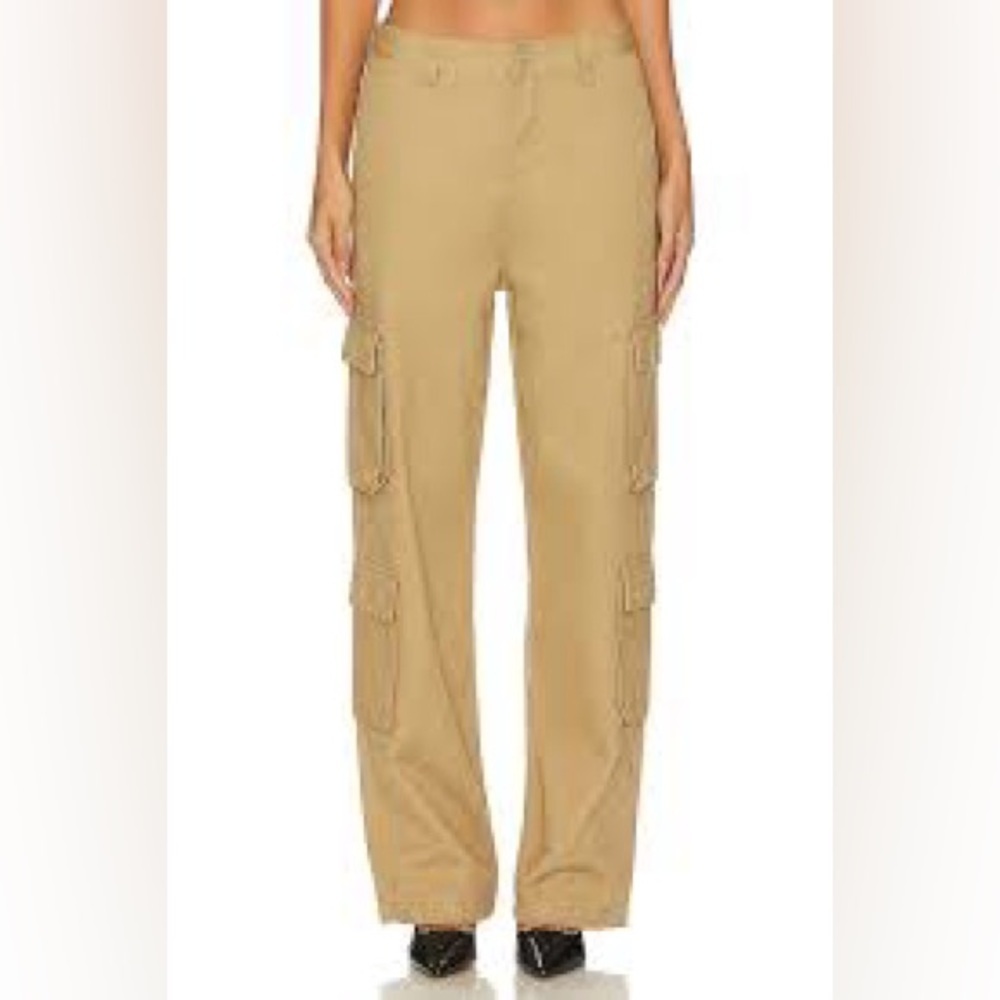 Superdown double cargo pants khaki 100% Cotton‎ size XS